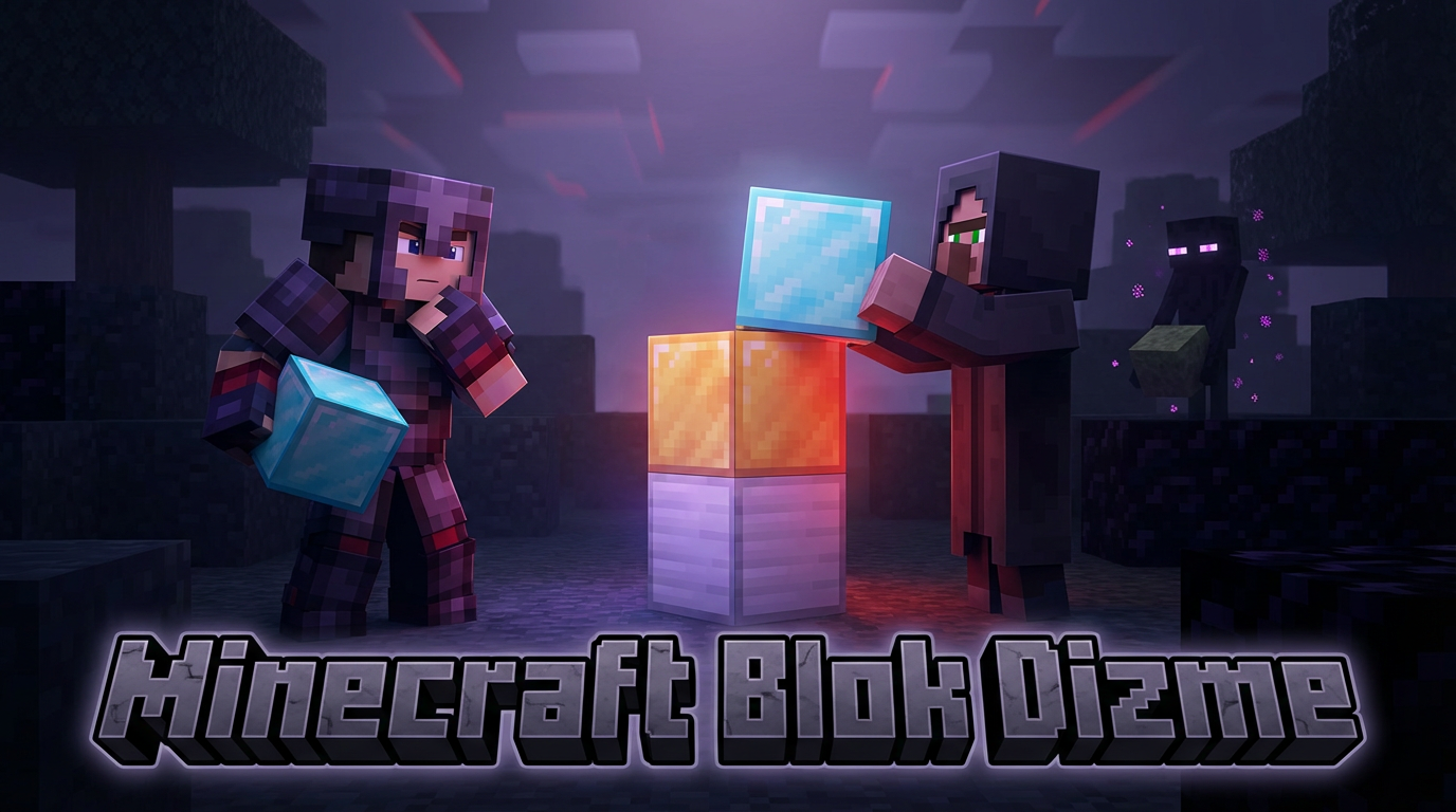 Minecraft Blok Dizme