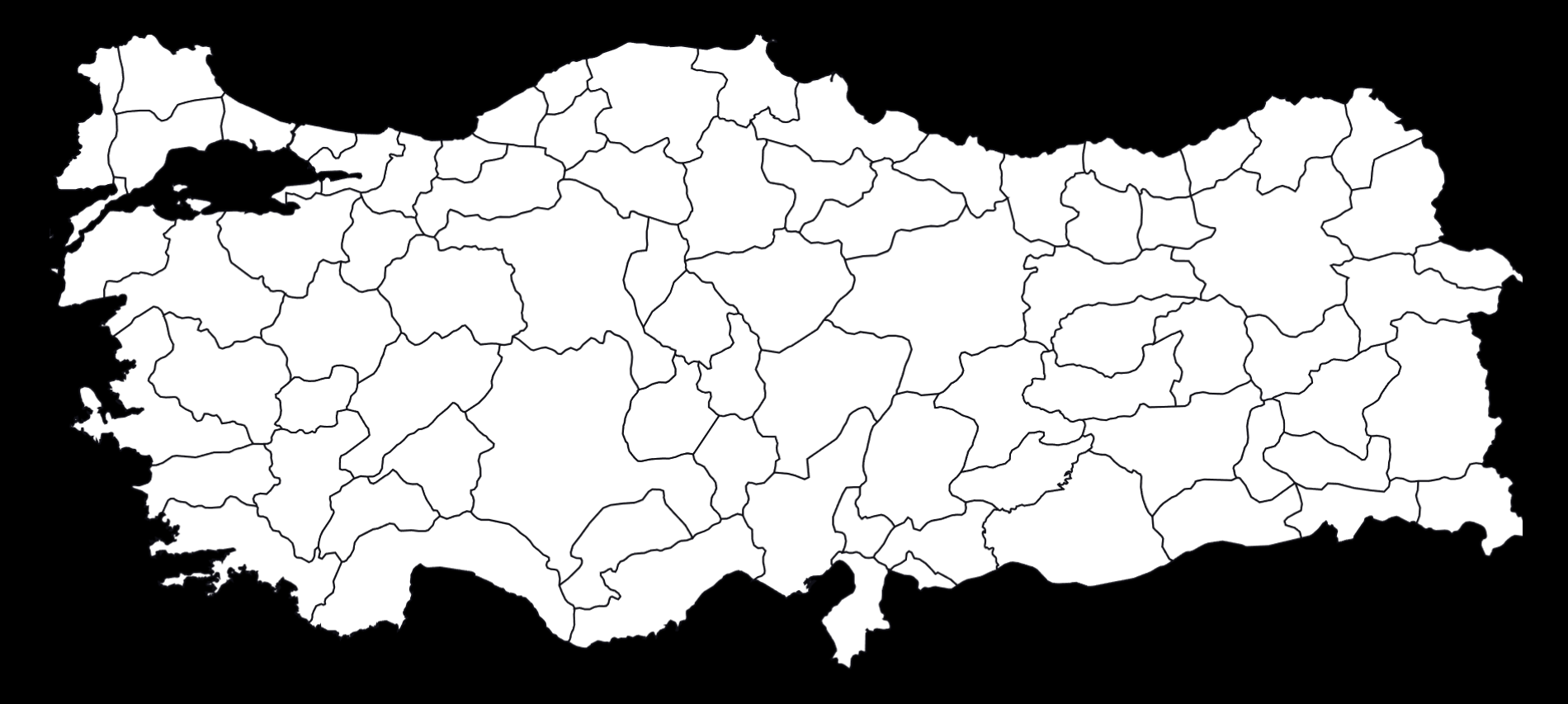 Türkiye - Azerbaycan Resimli Harita